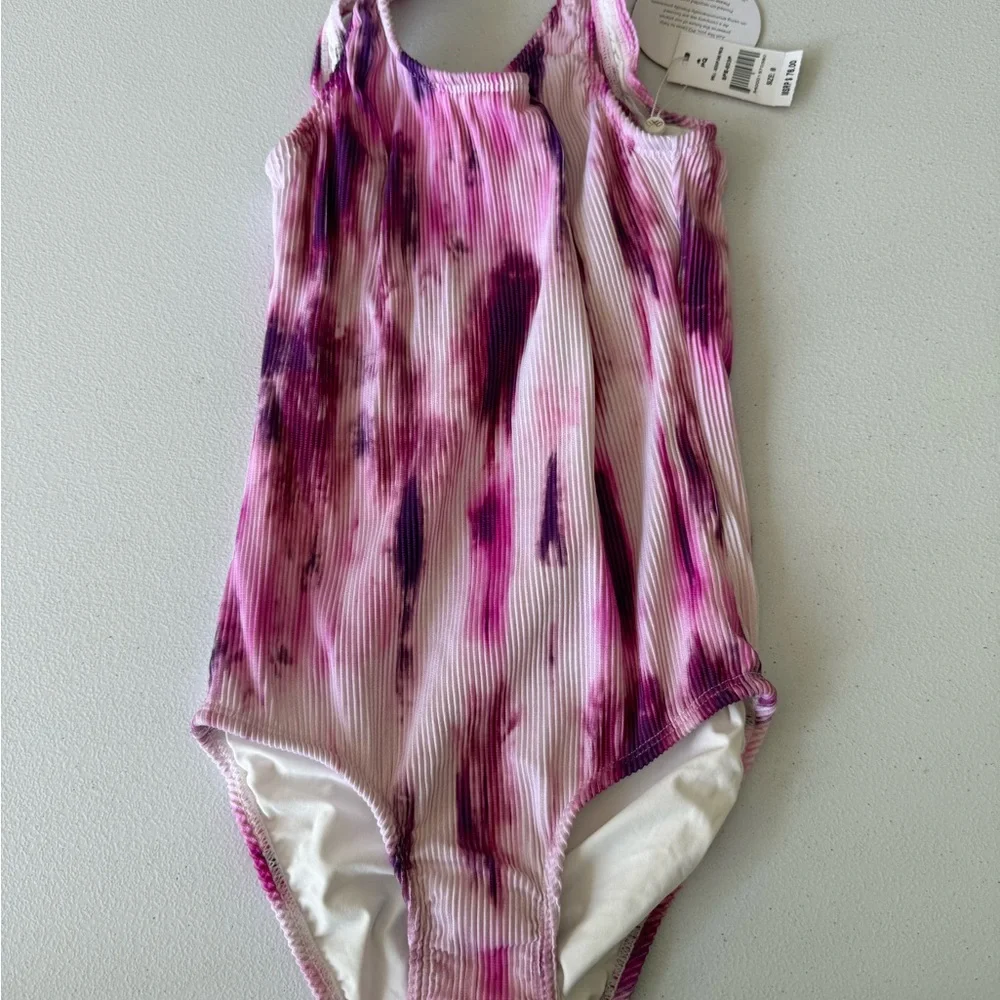 PQ Girls Size 8 Swim Spell Scoop One Piece Pink NWT MSRP $76